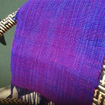 Purple Woven Shawl